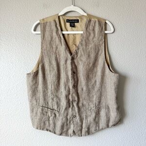 Vintage Banana Republic Linen Vest